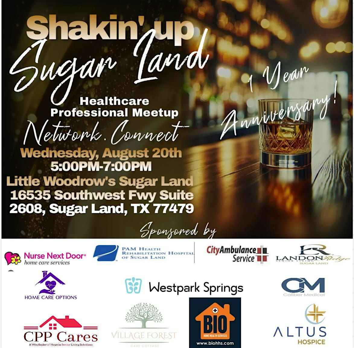 Shakin' Up Sugar Land 1 Year Anniversary Celebration!