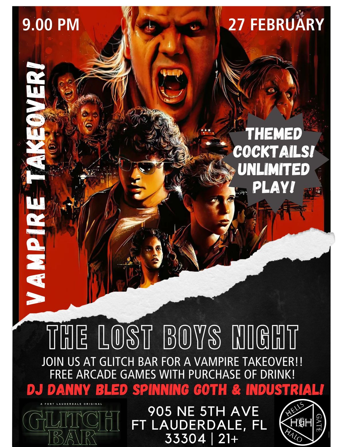 The Lost Boys - Glitch Bar VAMPIRE TAKEOVER!