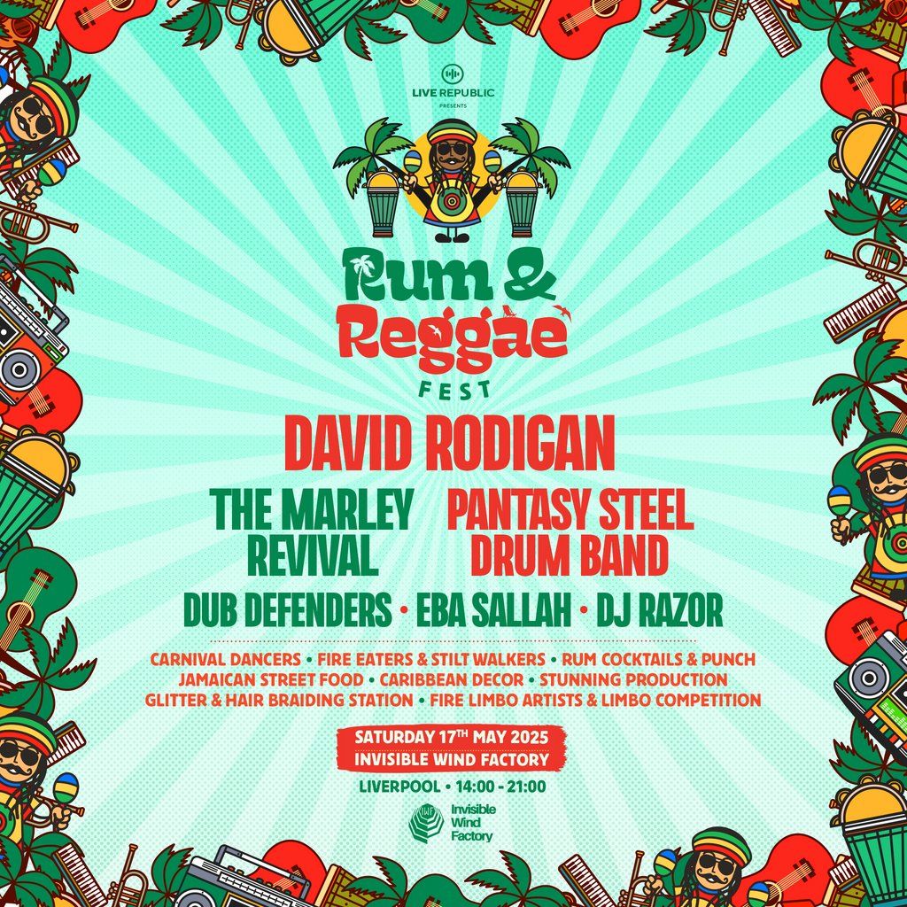 Rum & Reggae Festival 2025 | Invisible Wind Factory Liverpool