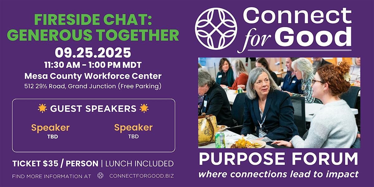 September 2025 Purpose Forum