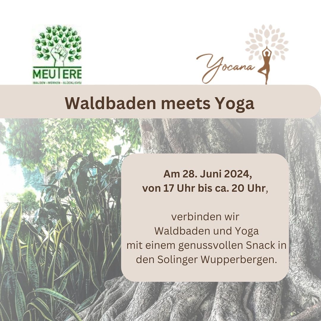 Waldbaden meets Yoga