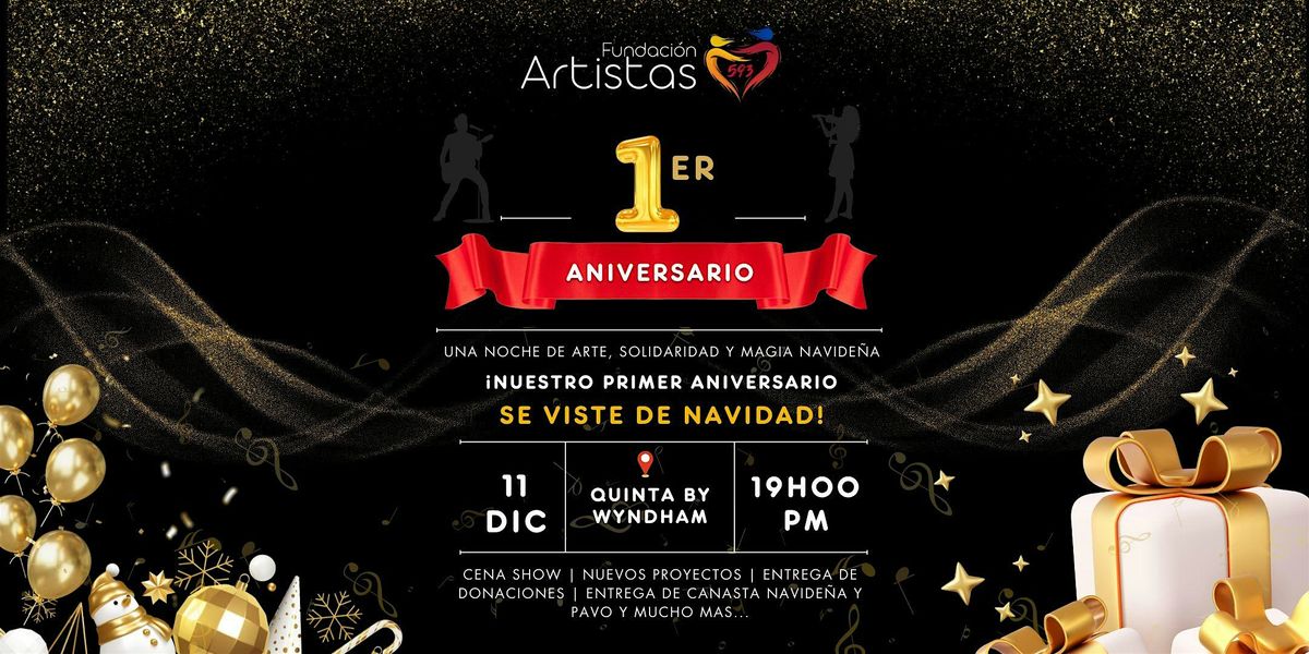 1\u00b0 ANIVERSARIO Y AGASAJO NAVIDE\u00d1O - Fundaci\u00f3n Artistas 593