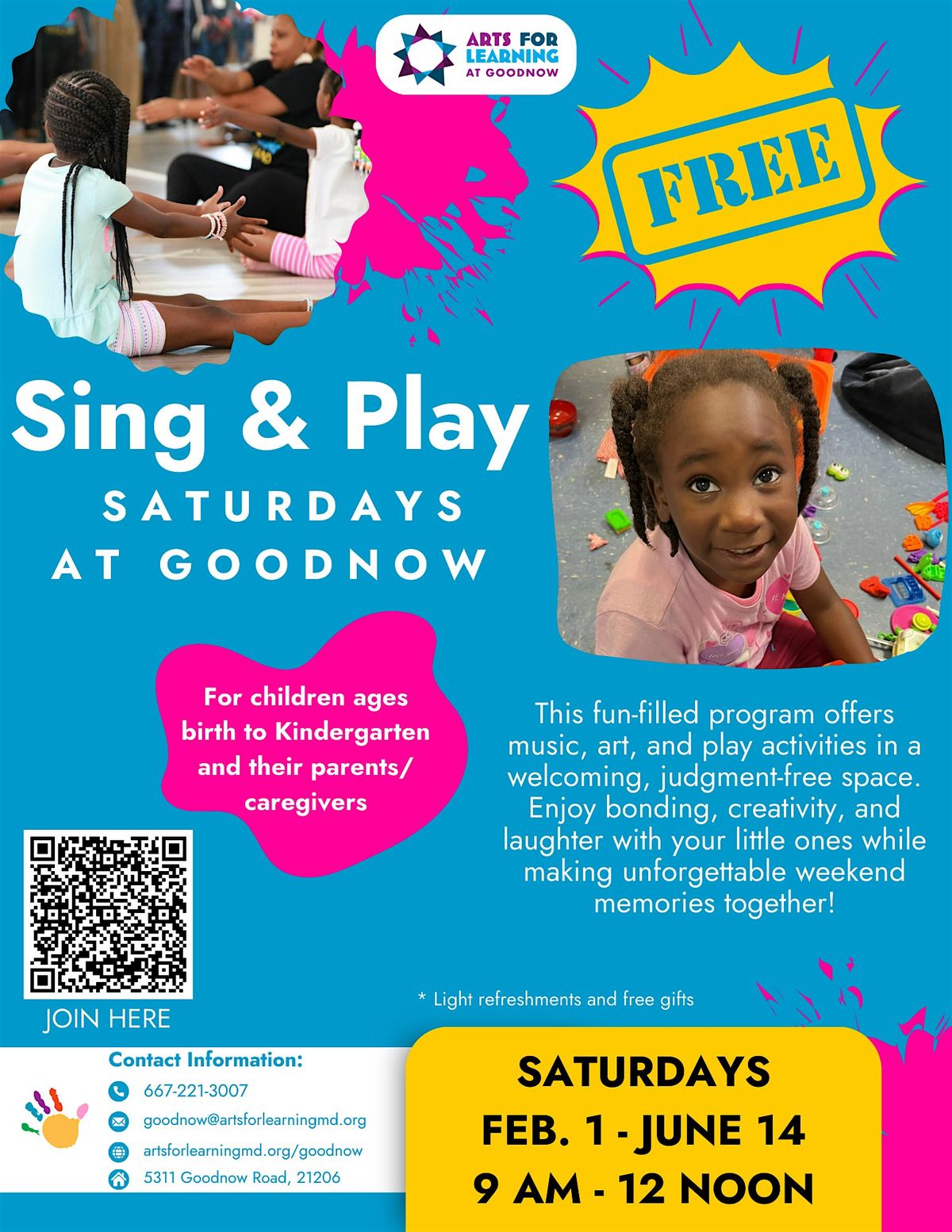 Sing and Play Saturdays!