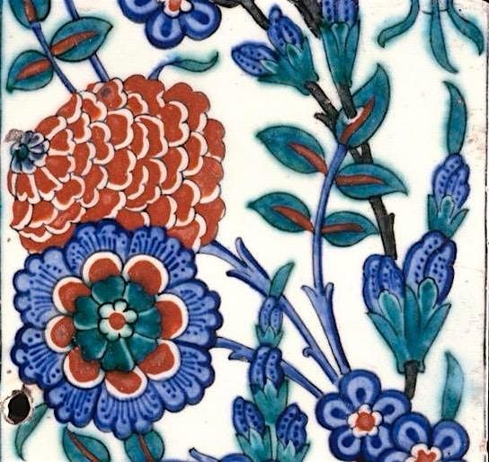 Workshop: \u0130znik Tile Painting | Floral Patterns & Sufi Symbolism