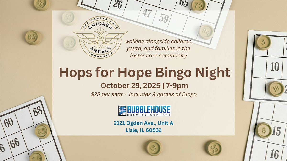 Hops for Hope Bingo Night