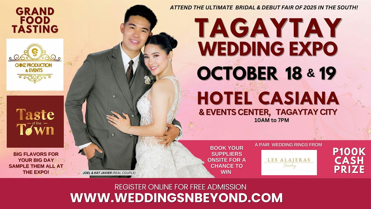 ATTEND THE ULTIMATE WEDDING & DEBUT EXPO IN THE SOUTH! OCT 18 & 19, 2025