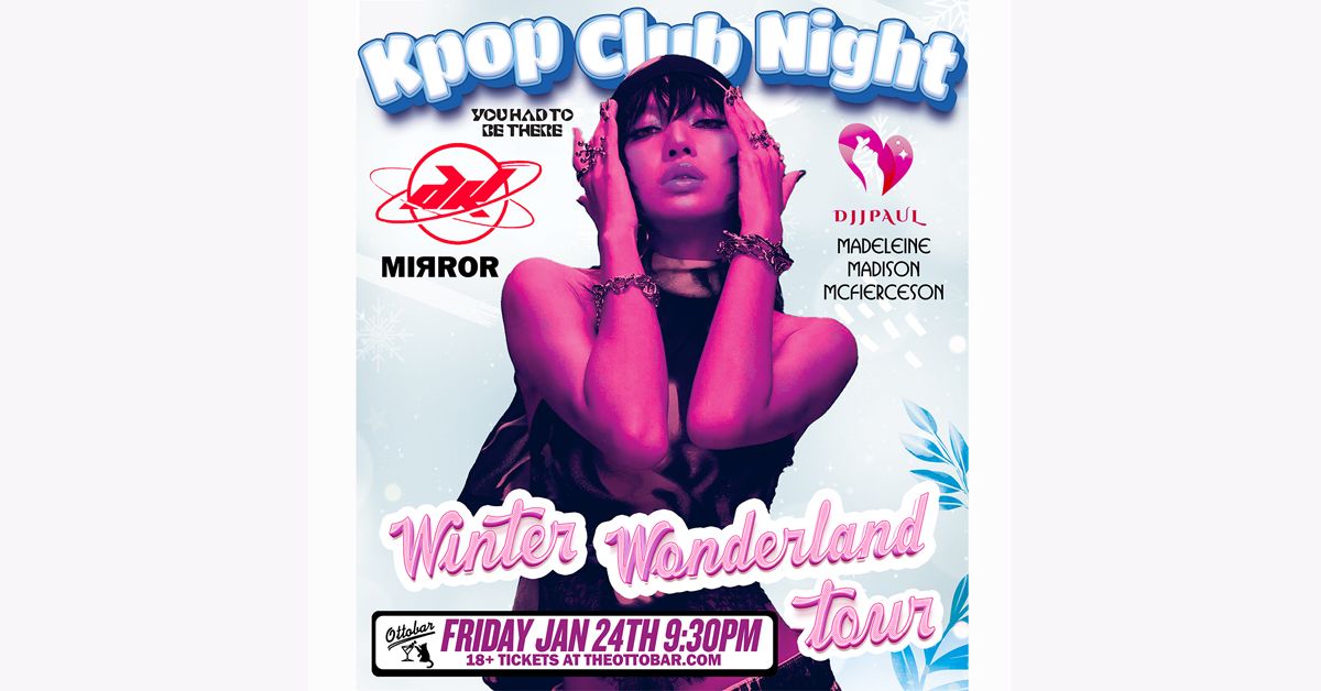 K-POP Night- DJ Dance Party and Pop-Up event- 1\/24