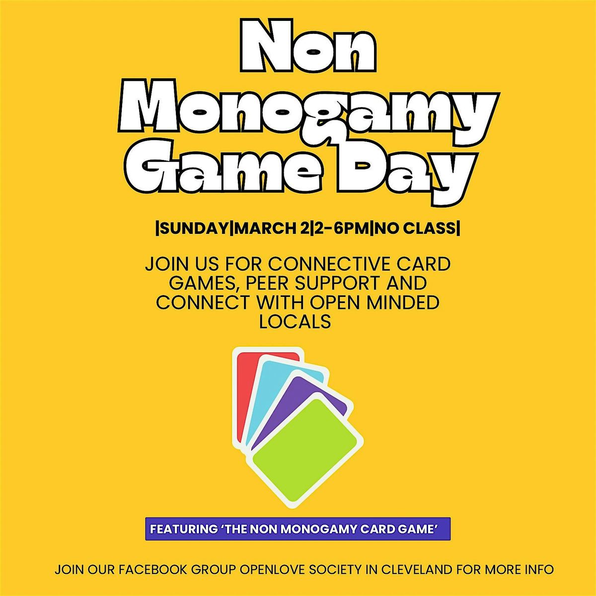 Non Monogamy Card Game Day At No Class