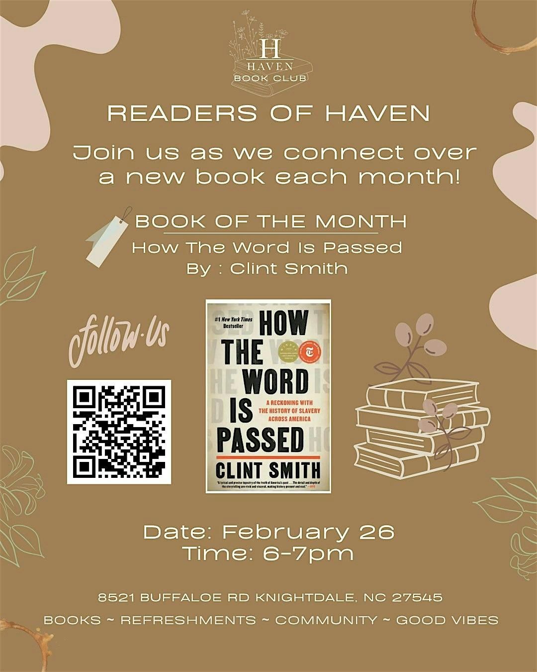 Readers Of Haven Book Club!