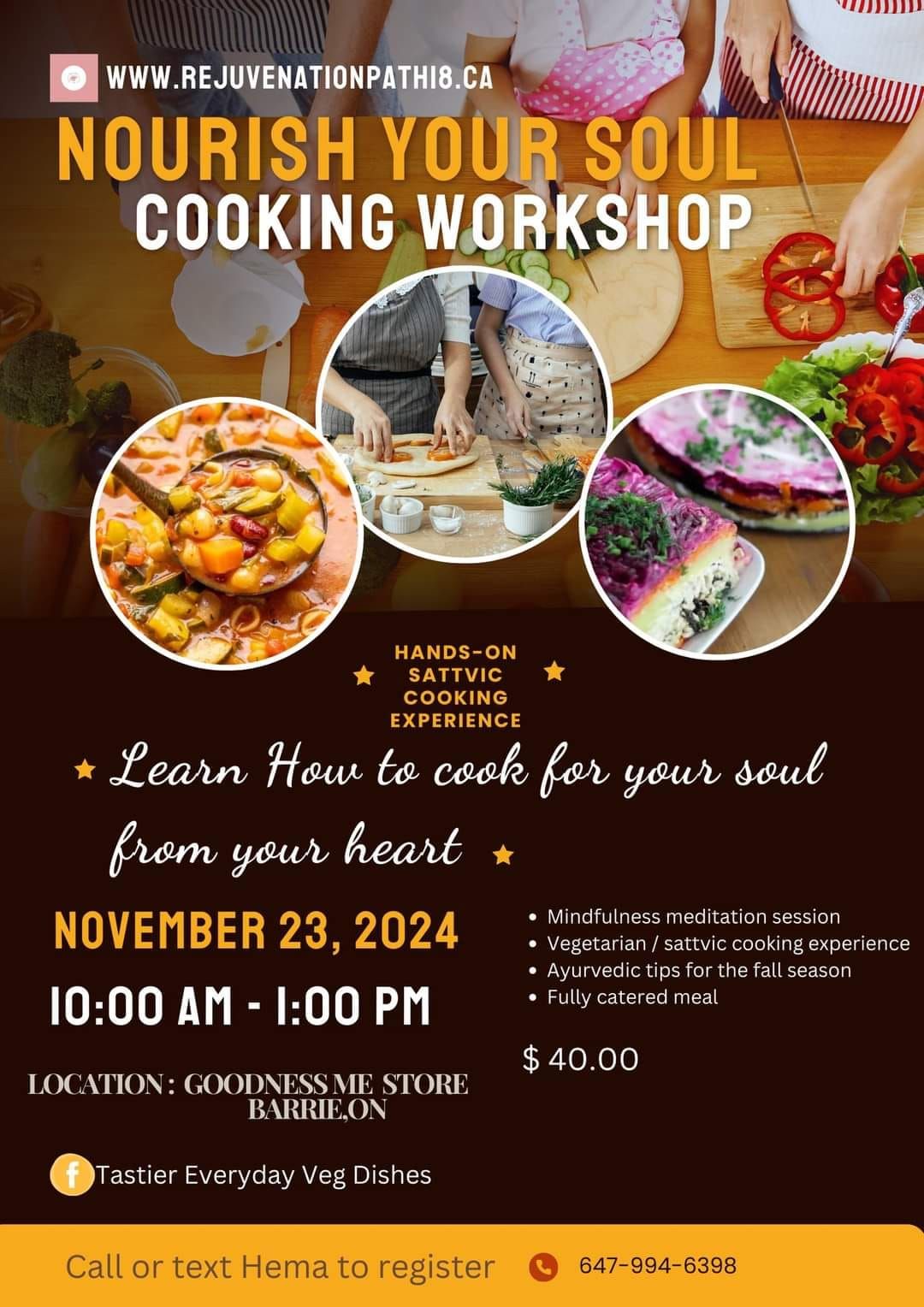 Nourish Your Body & Soul: Cooking Workshop