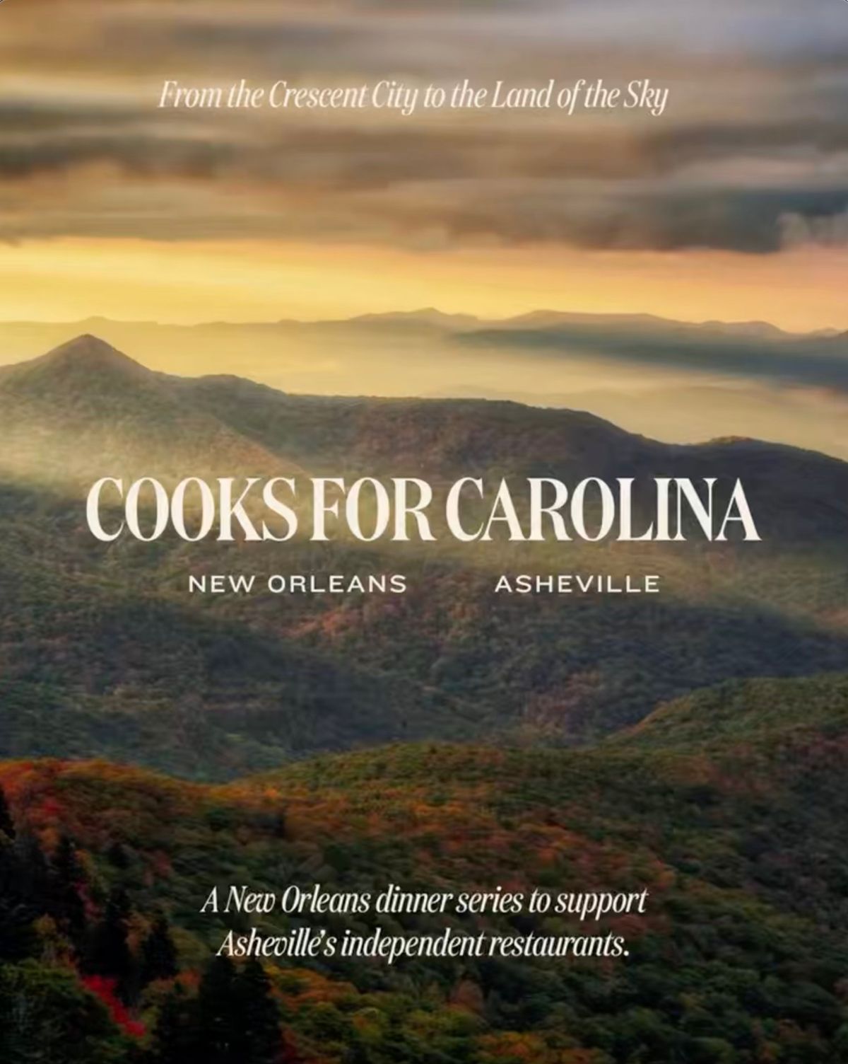 Cooks for Carolina: A New Orleans Dinner Series