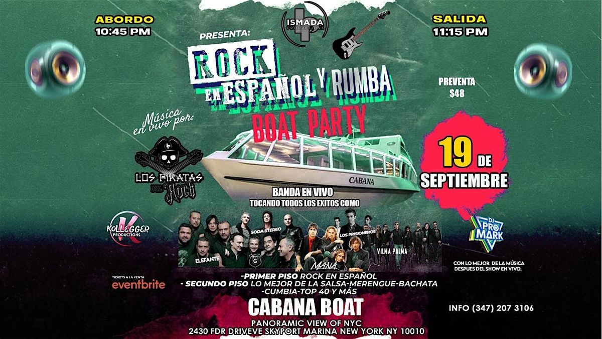 Rock en Espanol y Rumba Boat Party