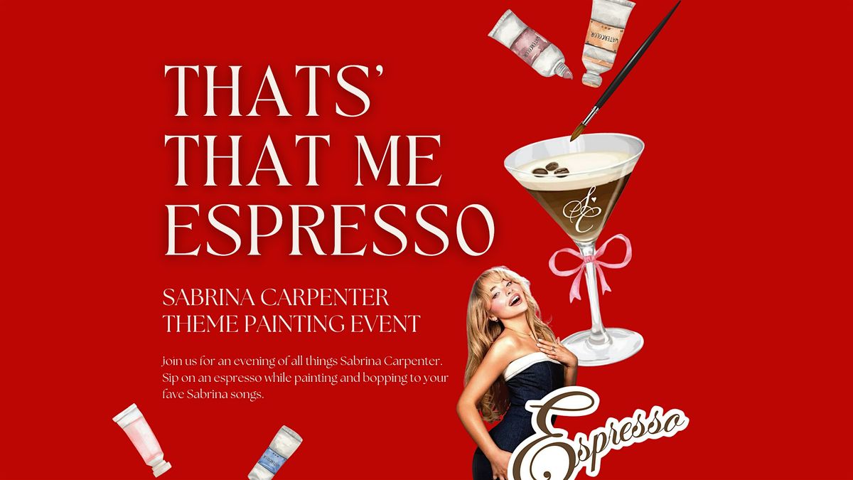 Thats' That Me Espresso