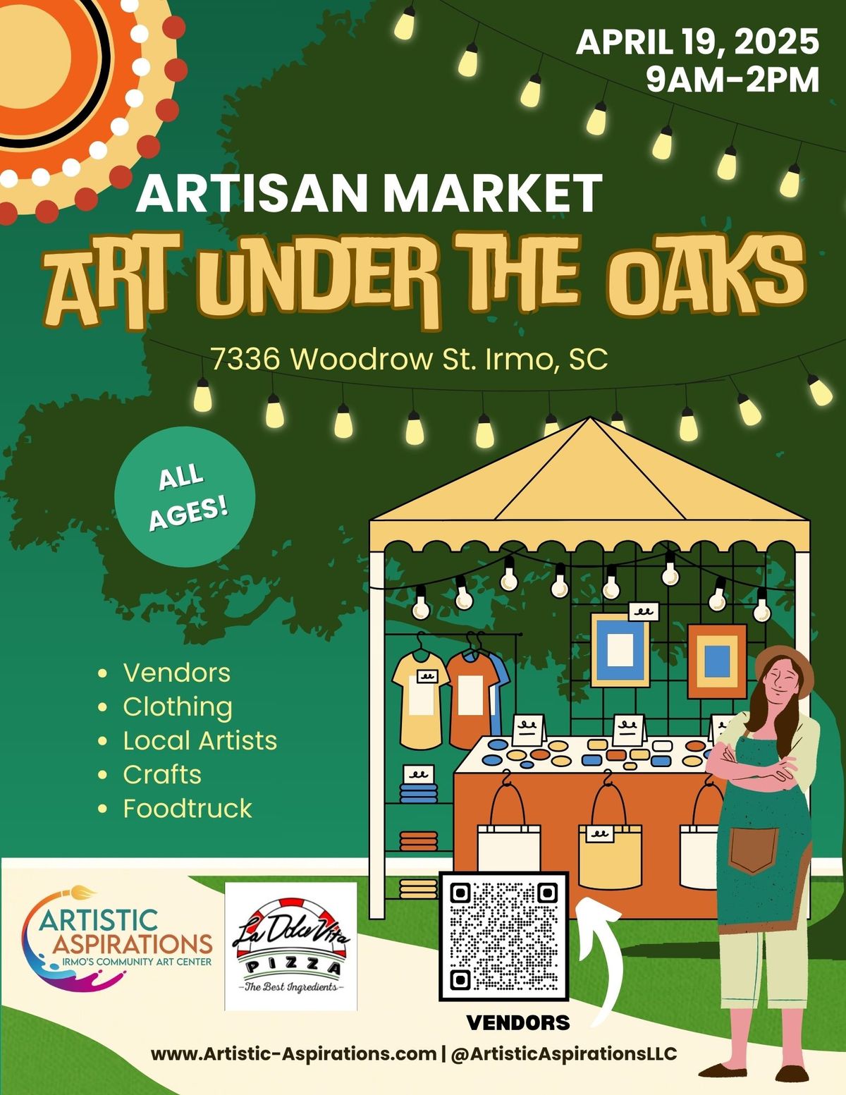 Art Under the Oaks Artisan Spring Market