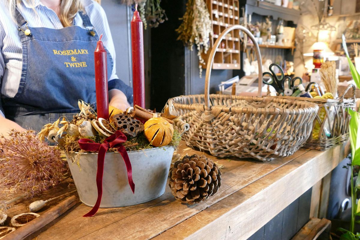 Christmas Table Decoration Making Workshop
