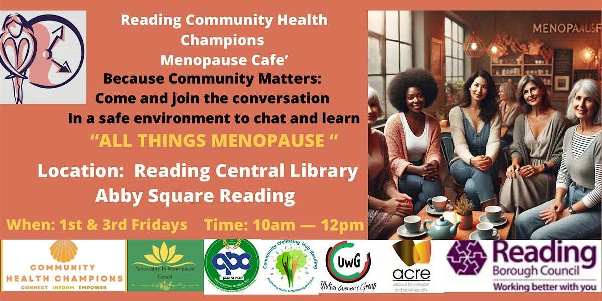 Reading Community Health Champions Menopause Caf\u00e9