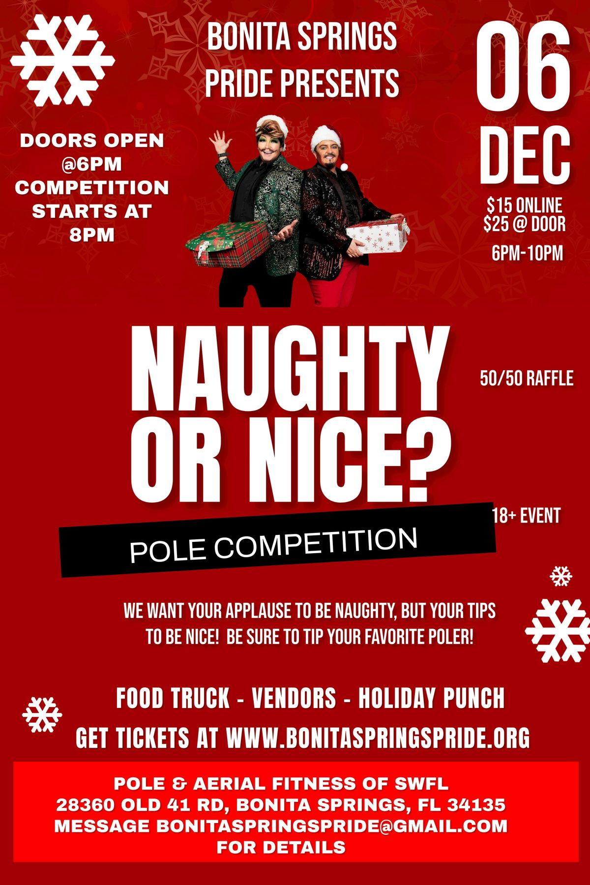 Bonita Springs Pride Naughty or Nice Pole Competition