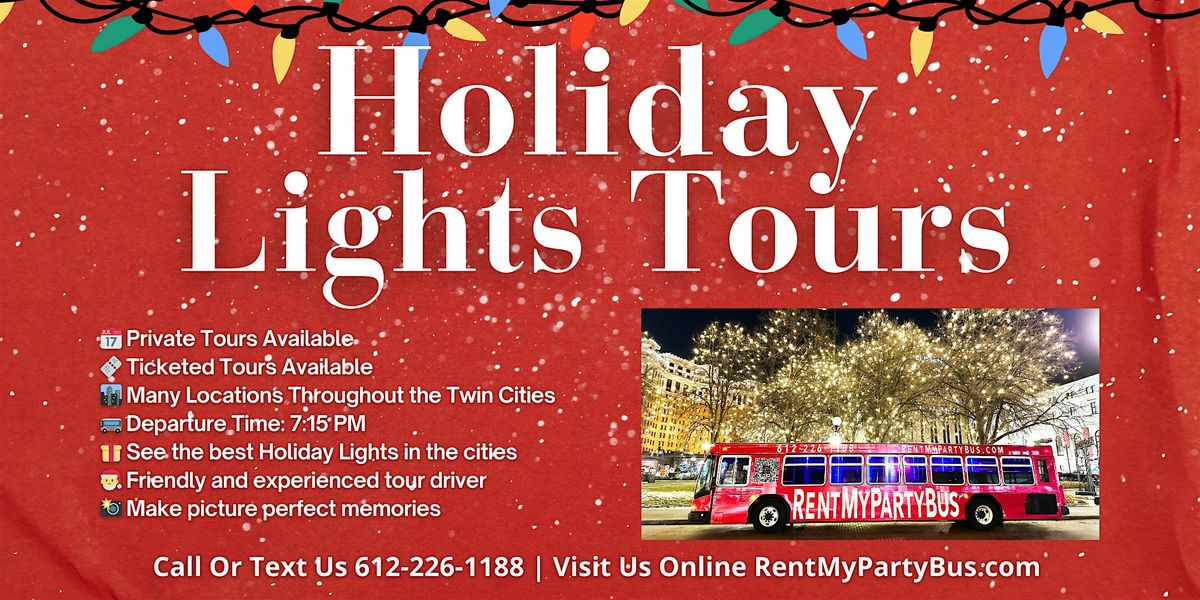 Holiday Lights Tours - Every Sunday - Plymouth