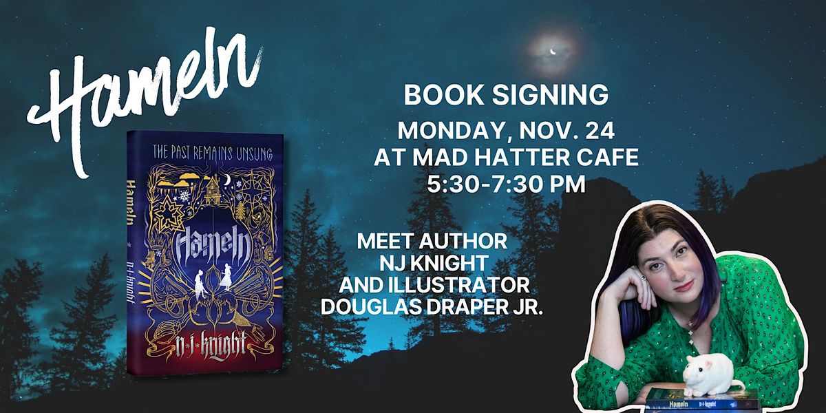 Hameln Book Signing at Mad Hatter Cafe