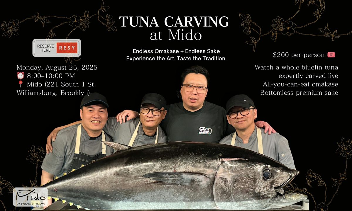 TUNA CARVING AT MIDO WILLIAMSBURG