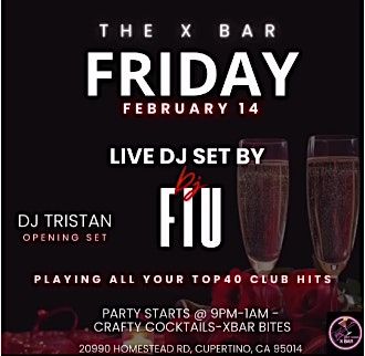 Valentine's Night Party at the X-Bar in Cupertino