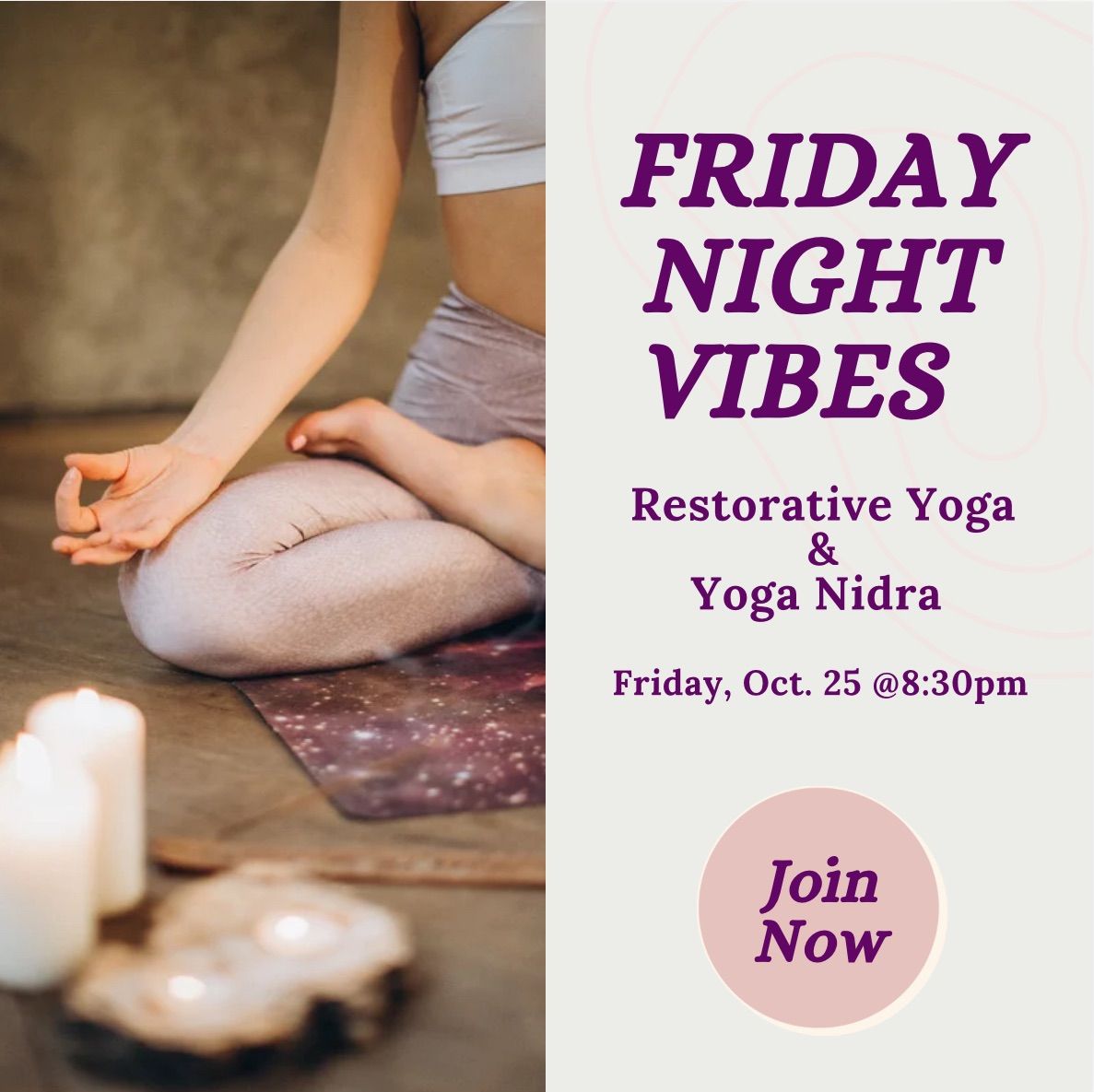 Restorative Yoga & Yoga Nidra Event! 