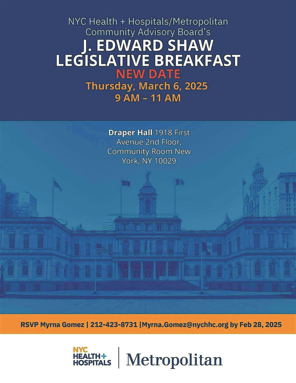 2025 Metropolitan Hospital Legislative Breakfast