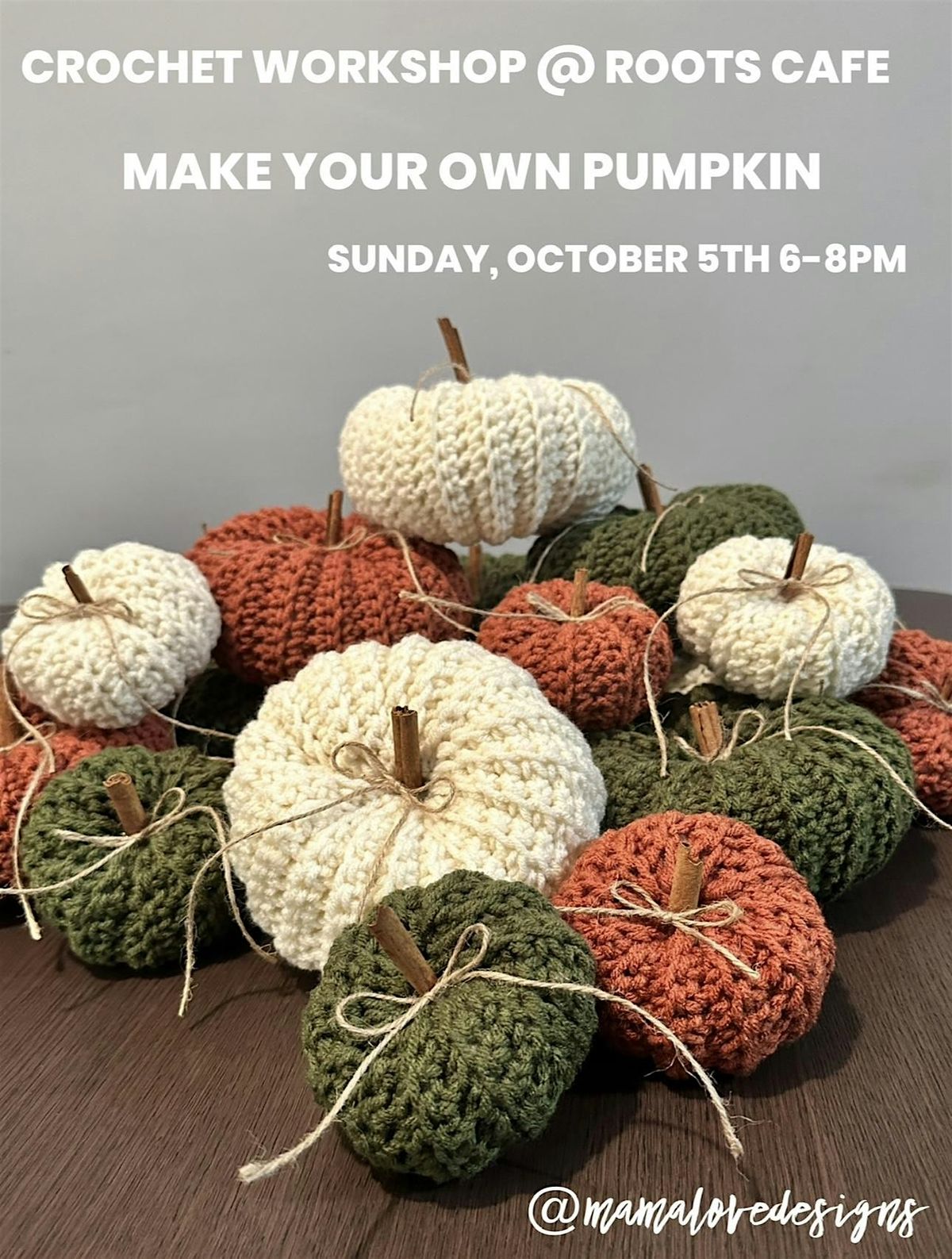 Crochet Workshop - Make your own Pumpkin