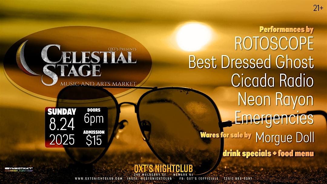 CELESTIAL STAGE - a showcase of amazing local bands' music