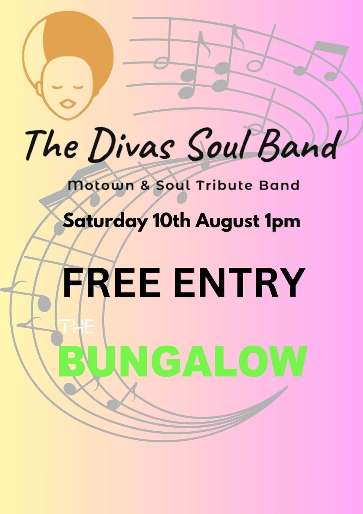 The DIVAS SOUL BAND Free Entry 