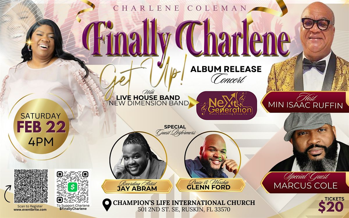 Finally Charlene Get Up! Album Release Concert