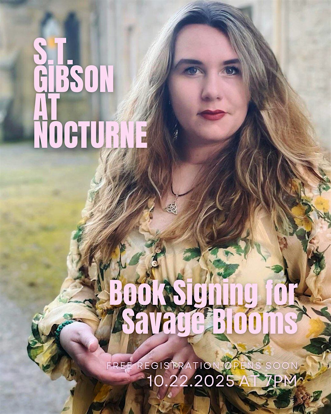 Author Event:  S.T. Gibson at Nocturne in Salem
