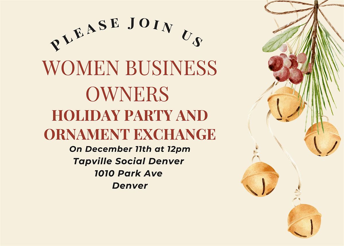 WESOS Denver Holiday Party & Ornament Exchange