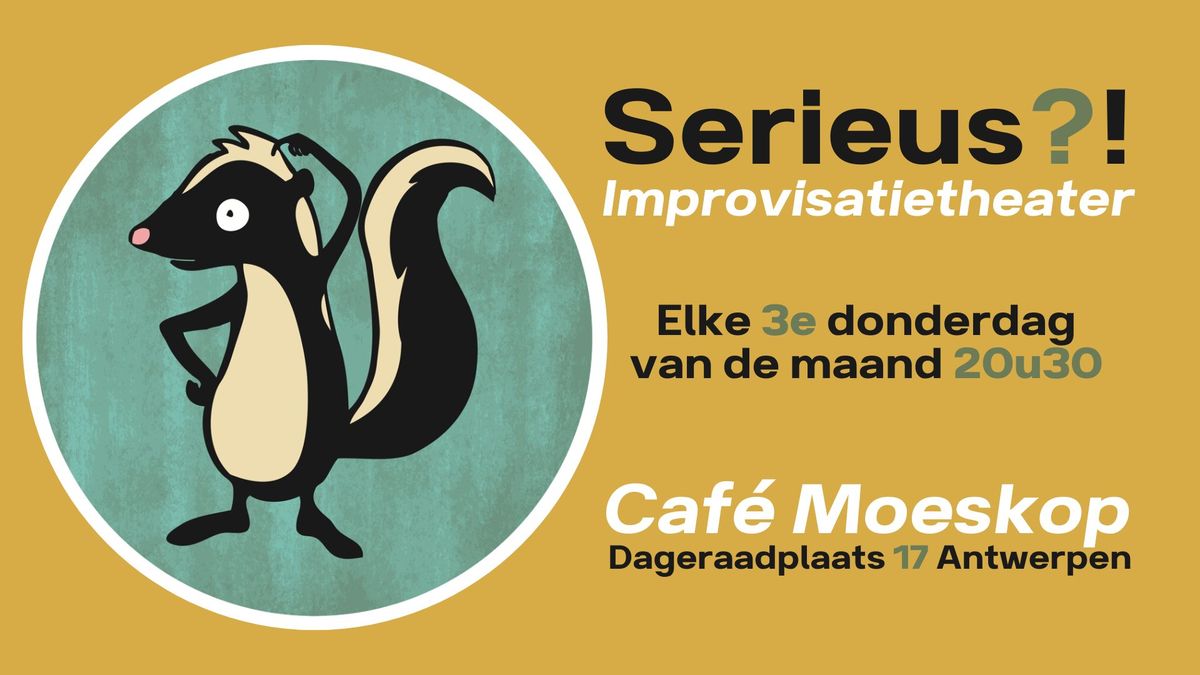 Serieus!? Improvisatie-comedy in de Moeskop