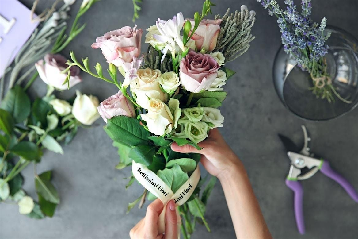 Sip & Create - Floral Arrangement with Bellissimi Fiori