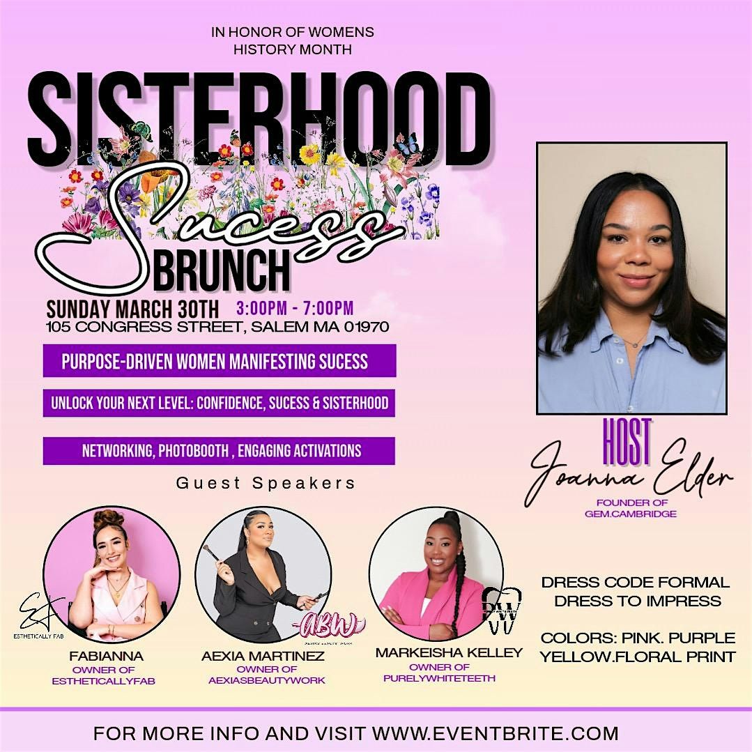 Sisterhood And Sucess Brunch