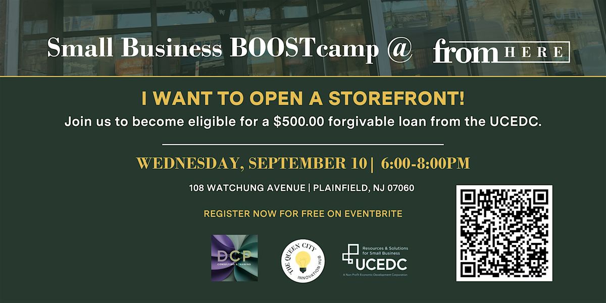 Small Business BOOSTcamp @ from HERE