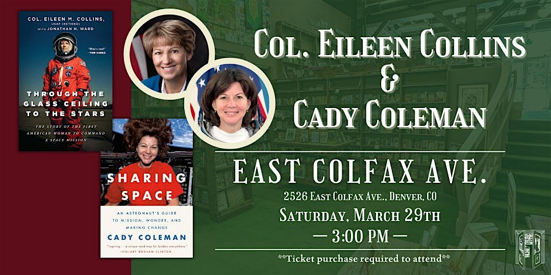 Astronauts Col. Eileen Collins and Cady Coleman Live at Tattered Cover