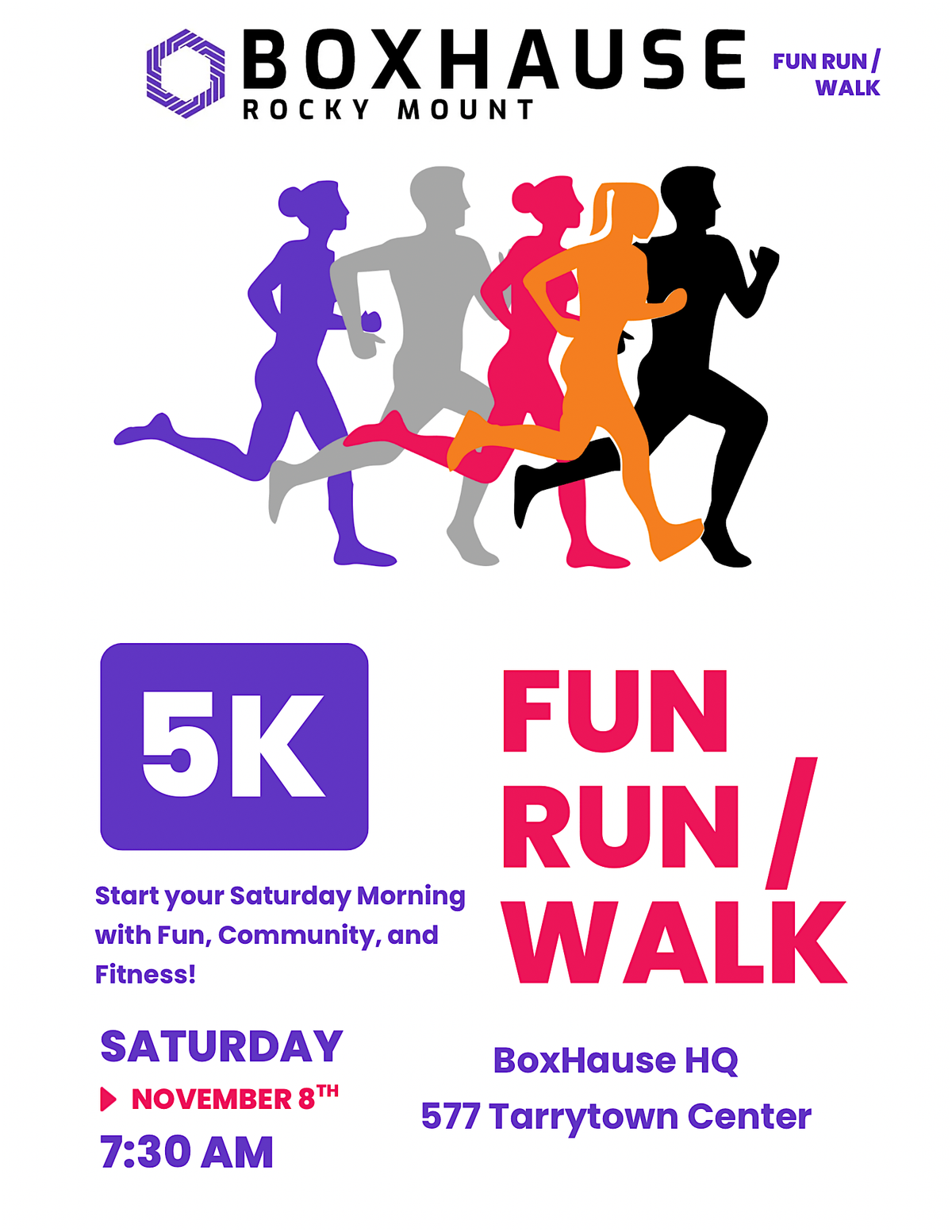 November BoxHause Monthly 5k Fun Run\/Walk at HQ