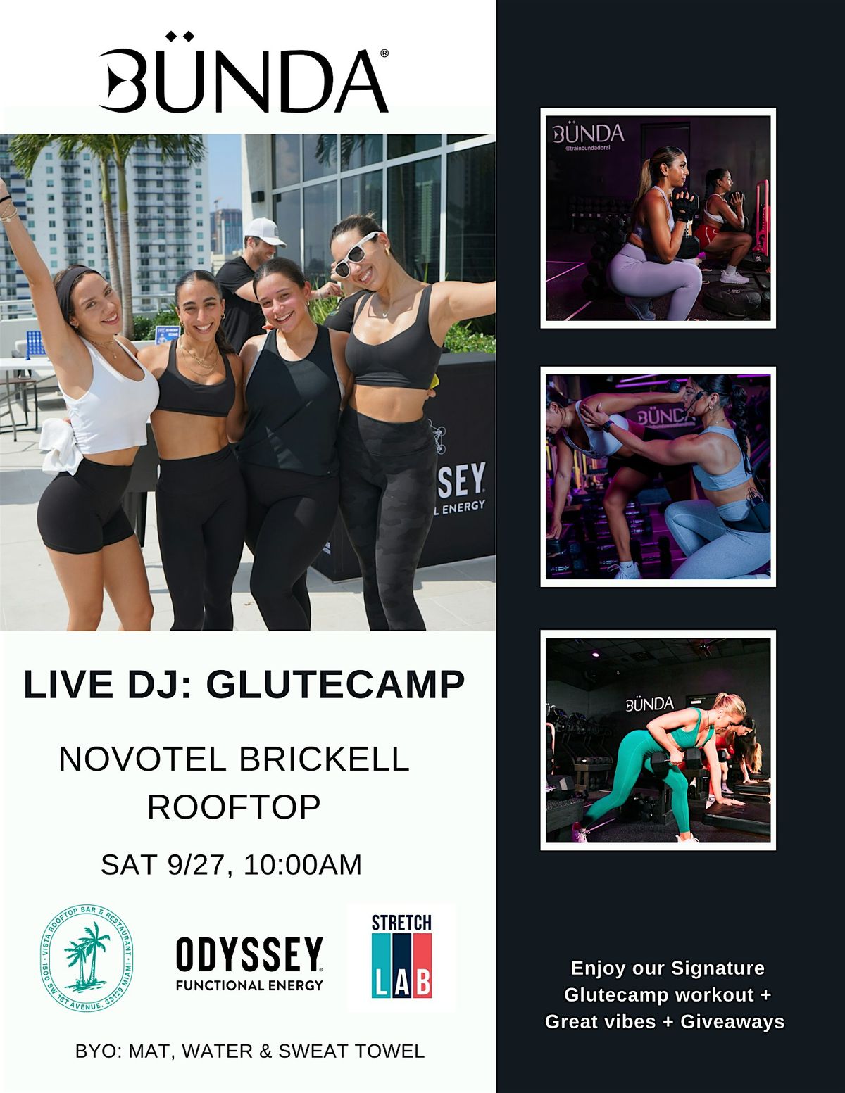 Live DJ: BUNDA Glutecamp
