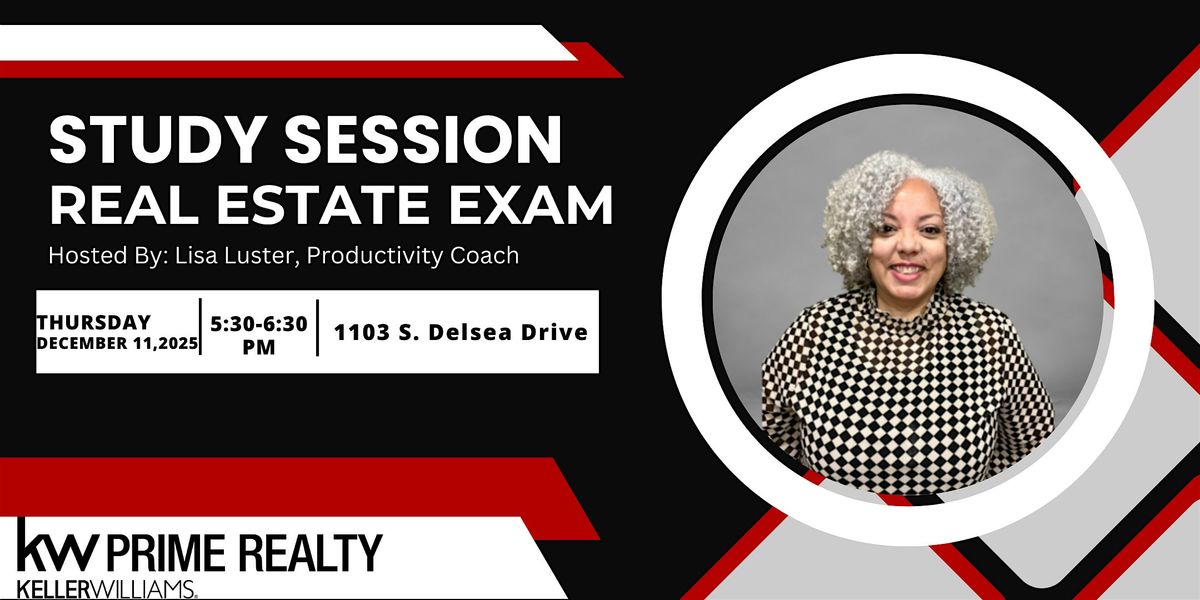 Real Estate Exam Study Session with Productivity Coach Lisa