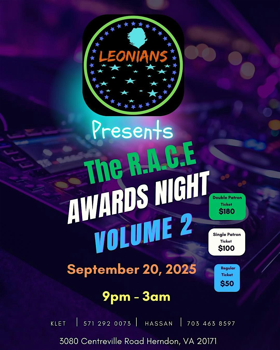 The R.A.C.E Awards Night V2
