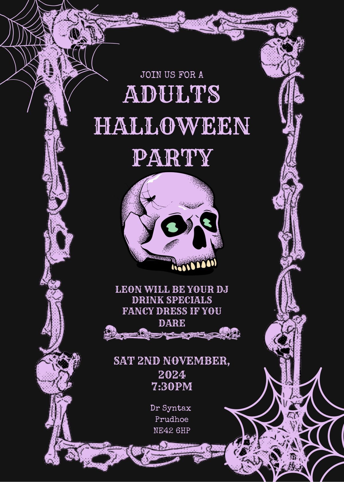 Adults Halloween Party