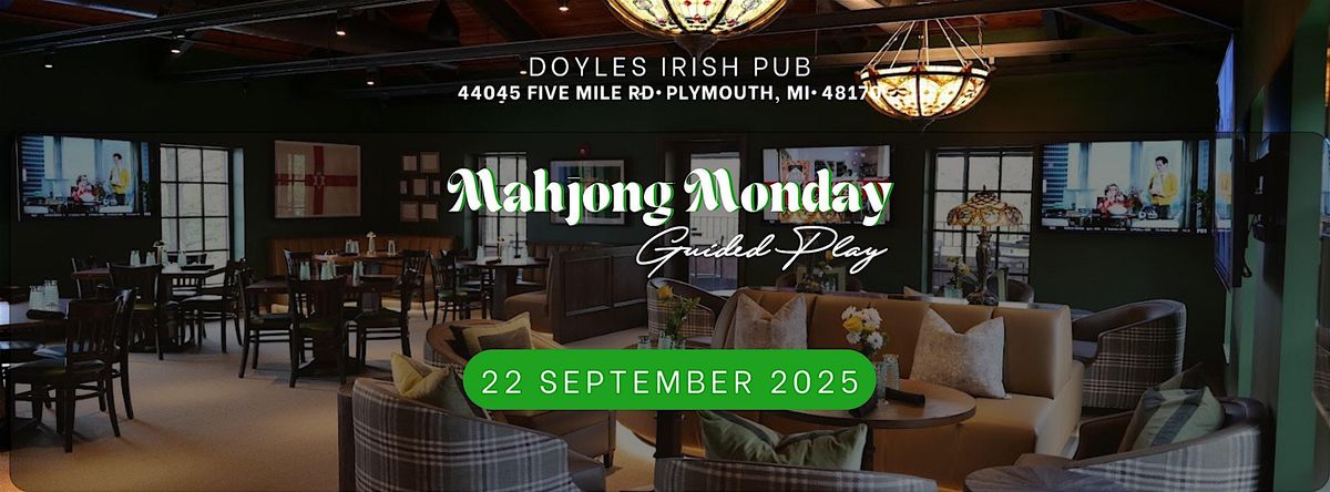 Monday Night Mahjong with Guided Play