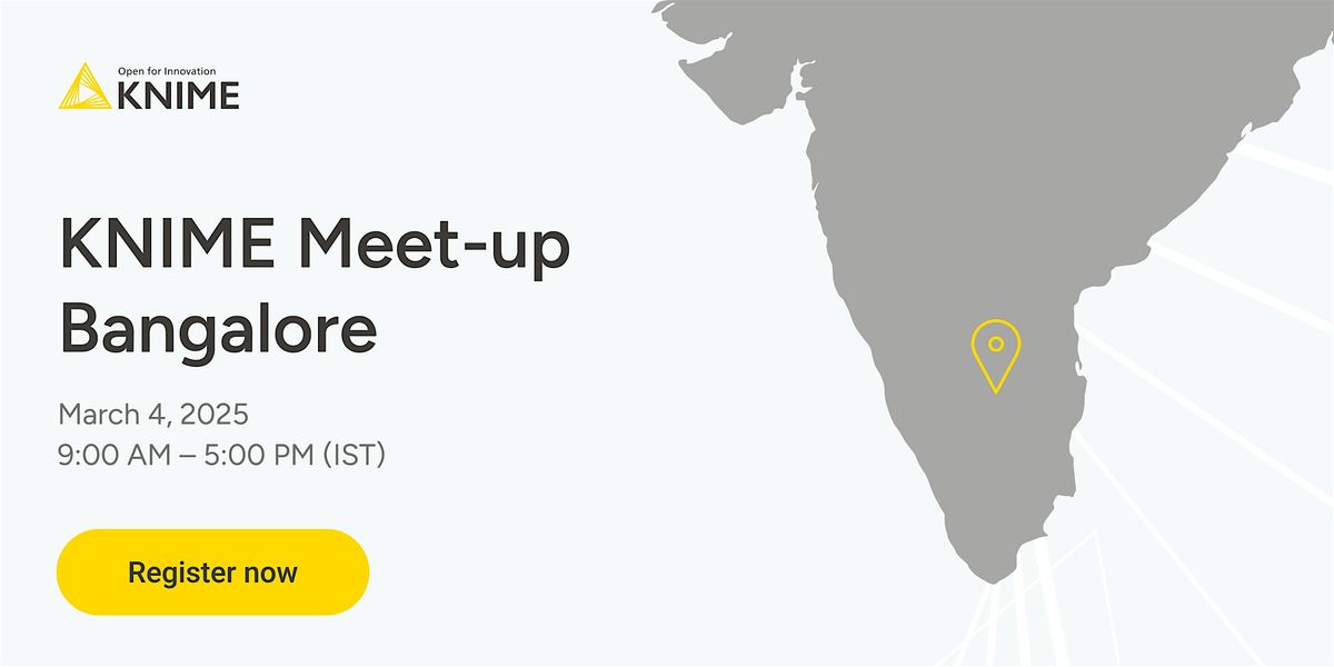 KNIME Meet-up Bangalore