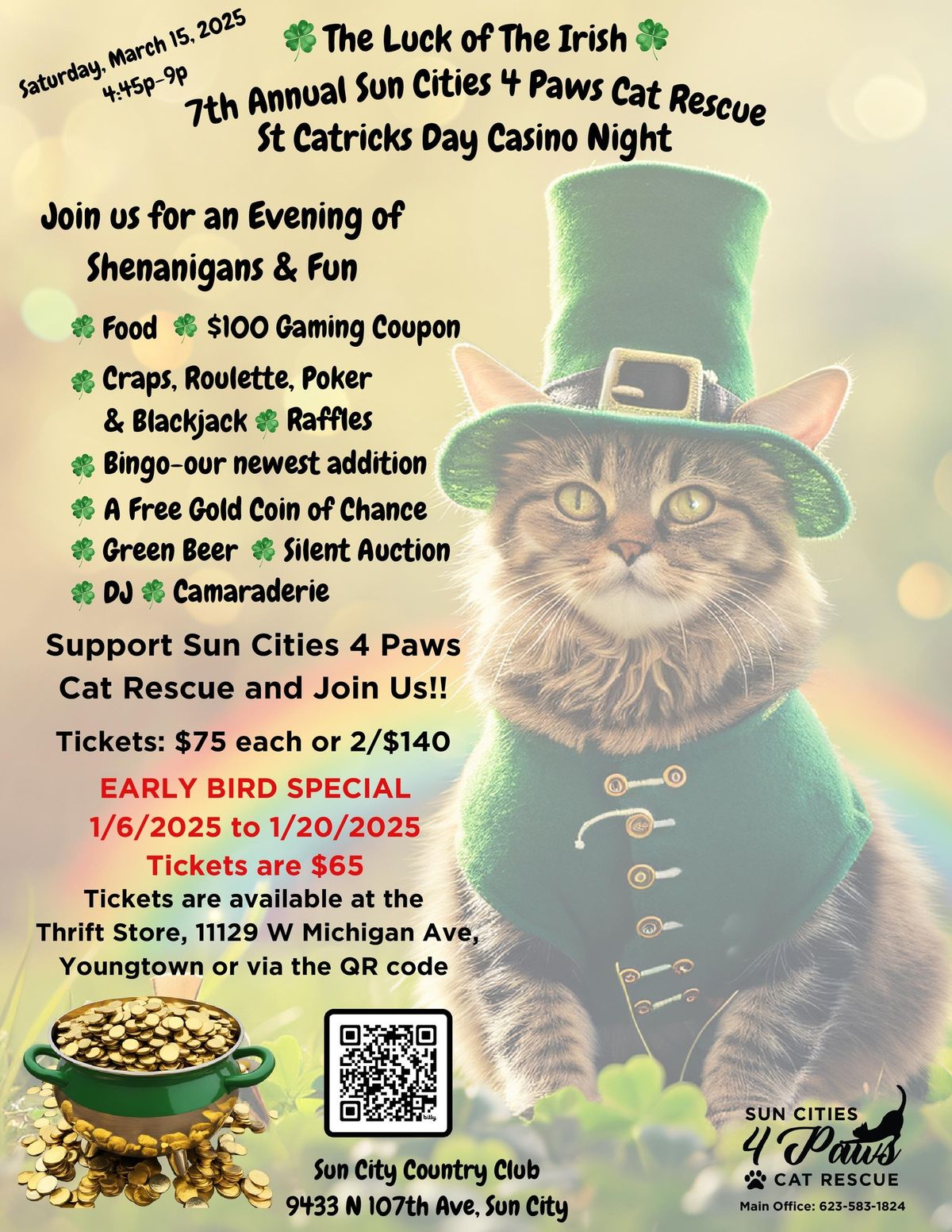 Luck of The Irish - St Catricks Day Casino Night