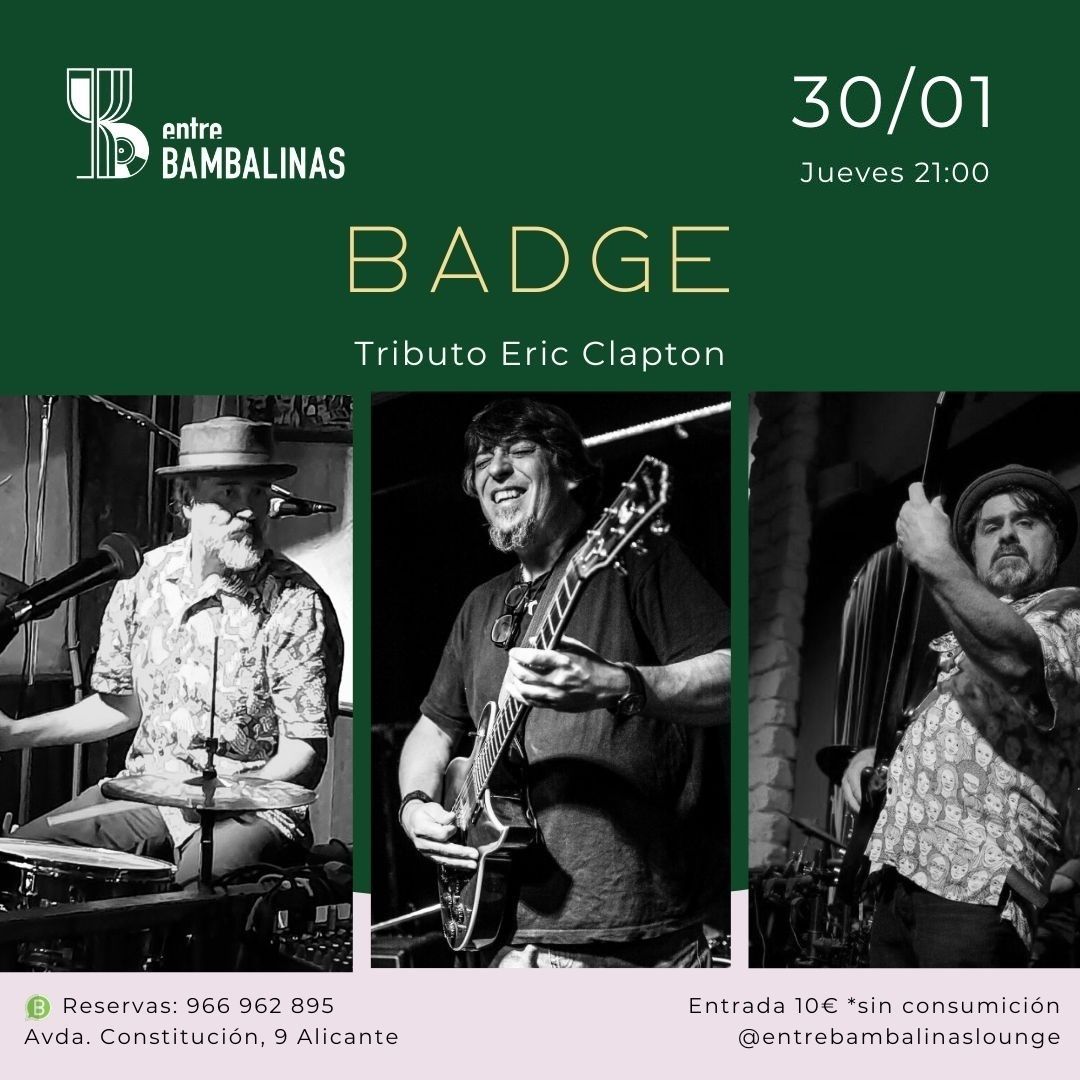 BADGE \/ Tributo Eric Clapton