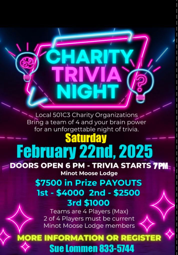 501C3 Charity Trivia Night 