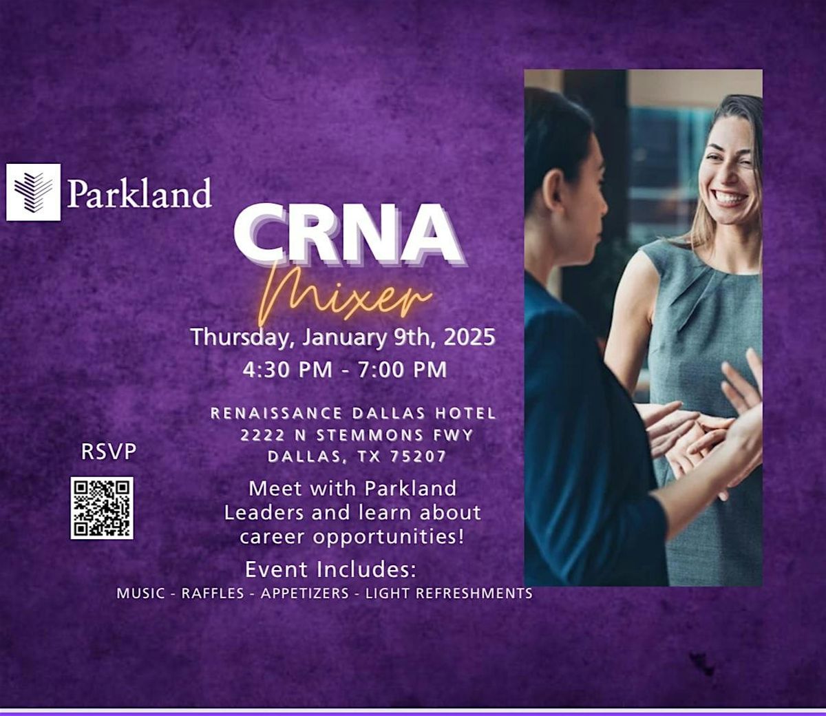 Parkland CRNA Mixer