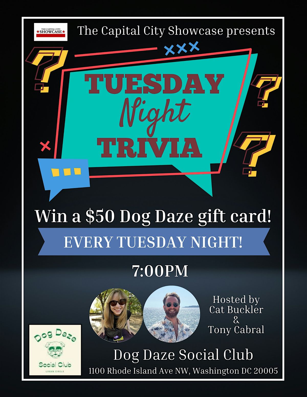Tuesday Night Trivia at Dog Daze Social Club